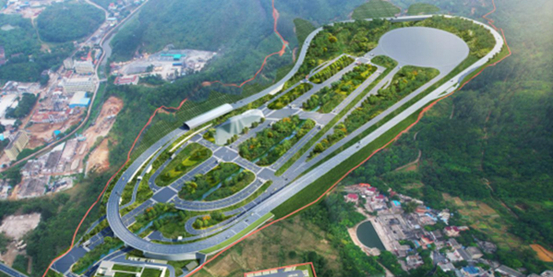 Main structure for smart car project topped out