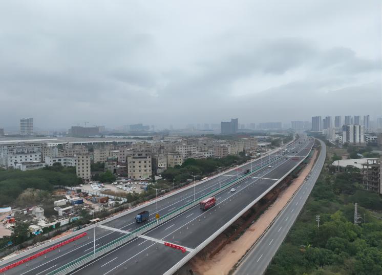 新进展+1！深汕西高速改扩建项目坪山高架桥建成通车！