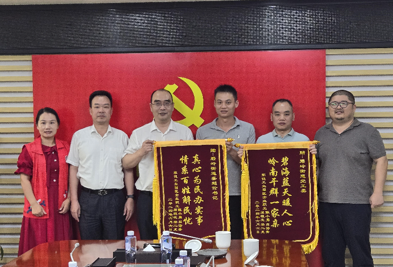 群众送锦旗