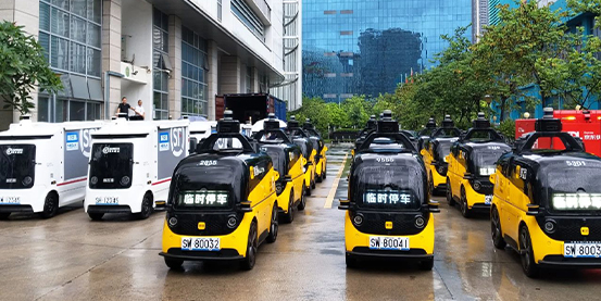 Autonomous delivery vehicles tested in Pingshan