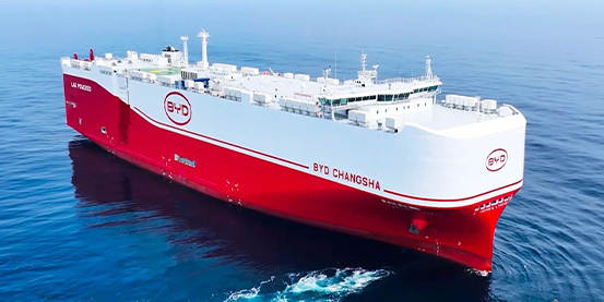 BYD undocks 6th vehicle carrier