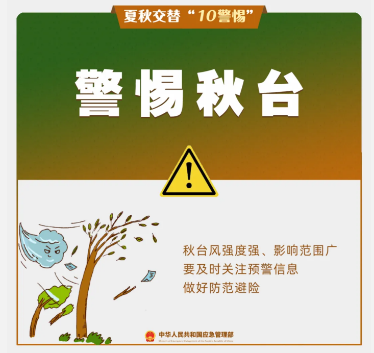 夏秋交替“10警惕”