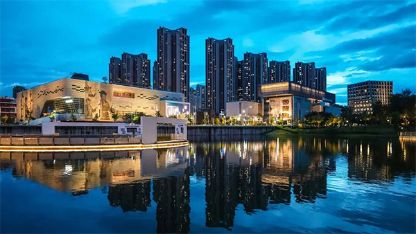 A glance at Pingshan Culture Center. A glance at Pingshan Culture Center.