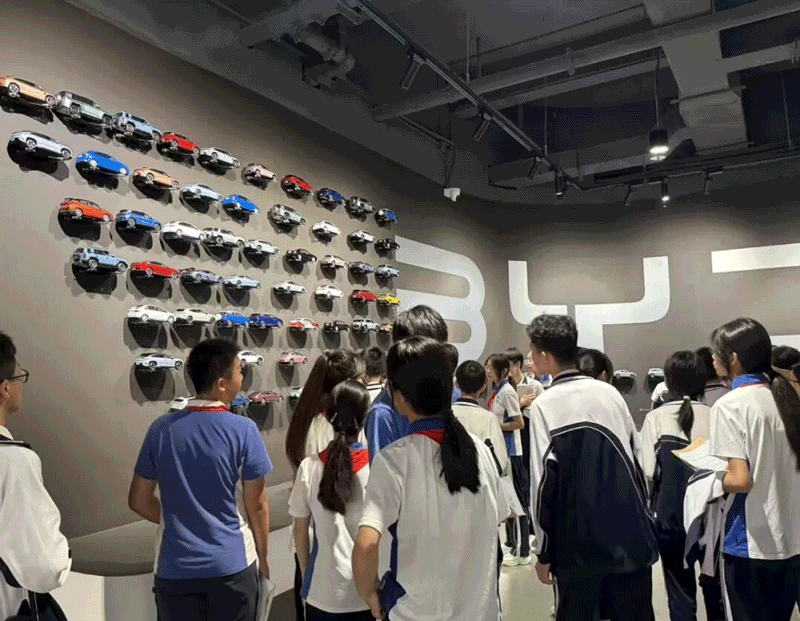 打卡汽车模型展示墙 见证中国汽车工业的进阶之路 5.gif
