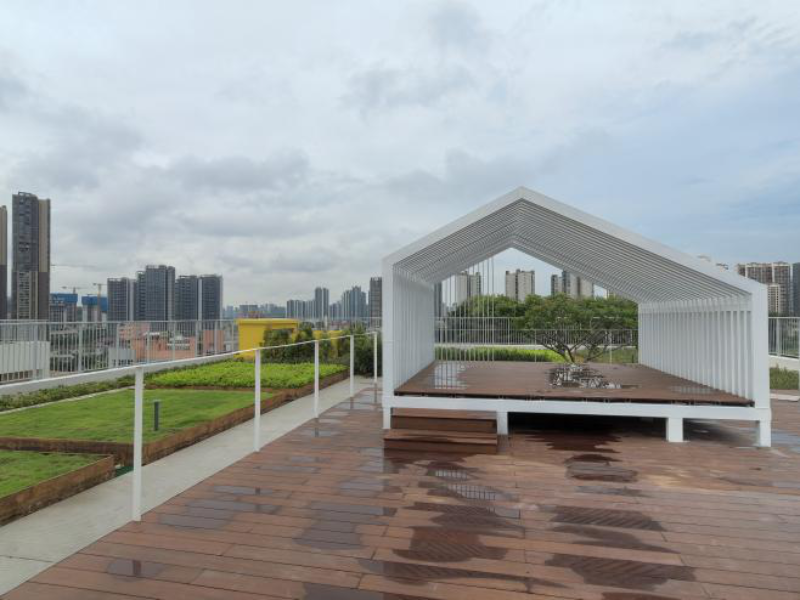 屋顶花园实景图
