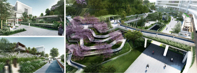 山体园林效果图