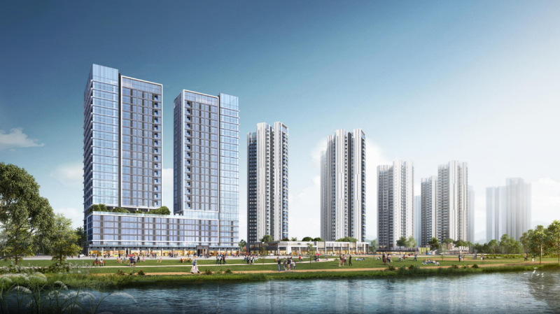 谷仓吓城市更新项目规划效果图